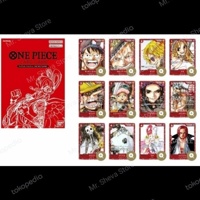 ONE PIECE PREMIUM CARD SET FILM RED (BAHASA JEPANG) TERBATAS
