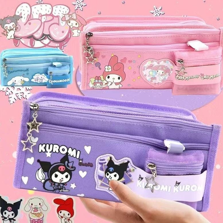

gh-45 cod&ready alat sekolah sanrio tempat pisau plastik memo board melodylan RUGT Kotak Pensil Sanrio Kapasitas Besar Clow M Cinnamoroll tasgiftimport88 Original