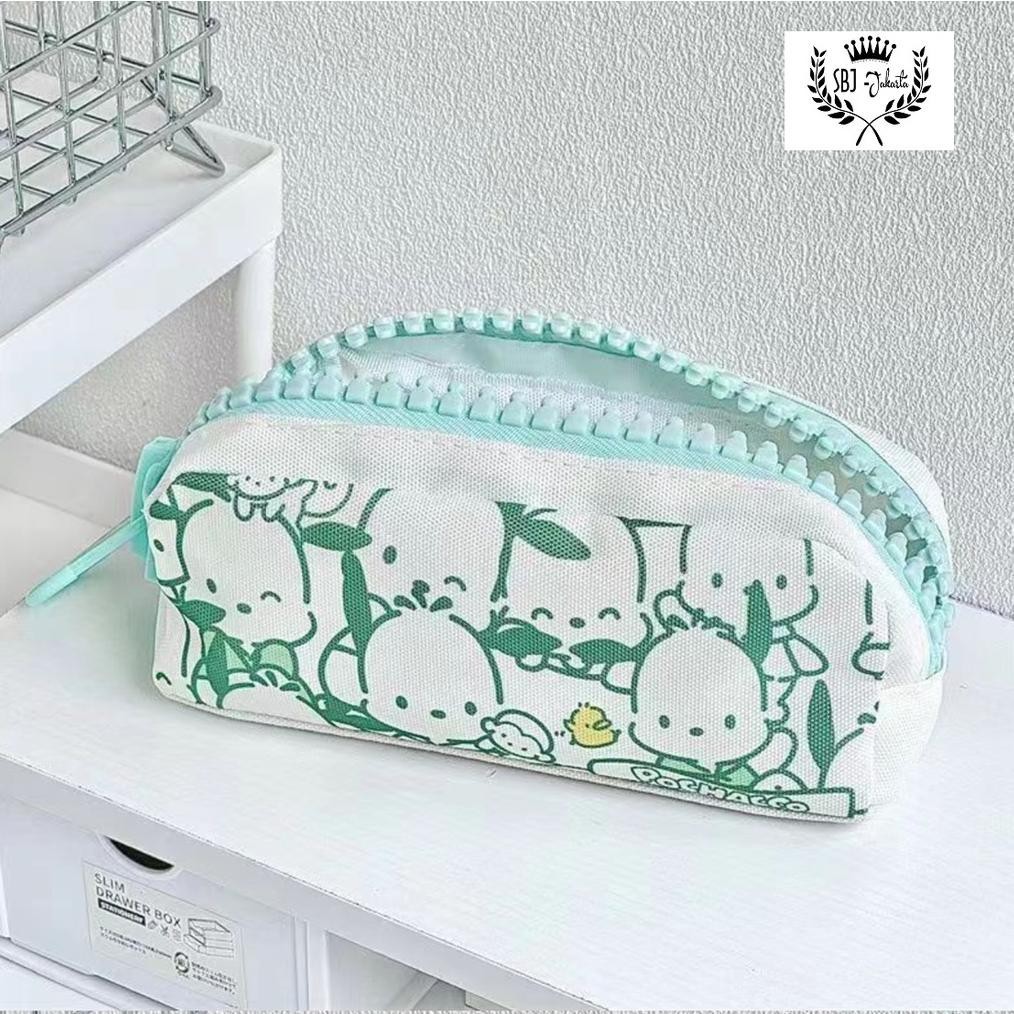 

gfd-12 Tempat Pensil Kotak pensil Softcase kanvas Toy Story Sanrio My melody Pochacco resleting besar Premium