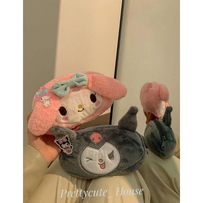 

ty-65 Pouch / Tempat Pensil Sanrio / Pouch Kosmetik Mini Kuromi Cinnamoroll My Melody Hemat