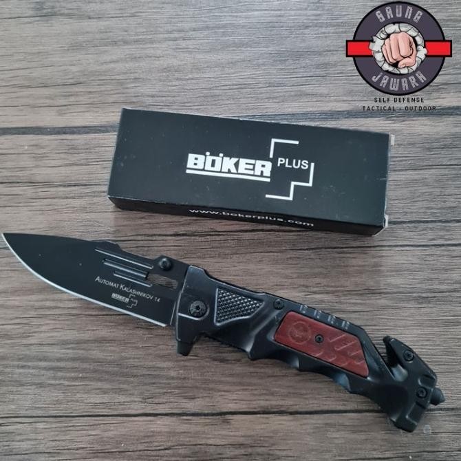 Saung Jawara - Boker+ Automat Kalashnikov 14 Folding Knife Pisau Lipat