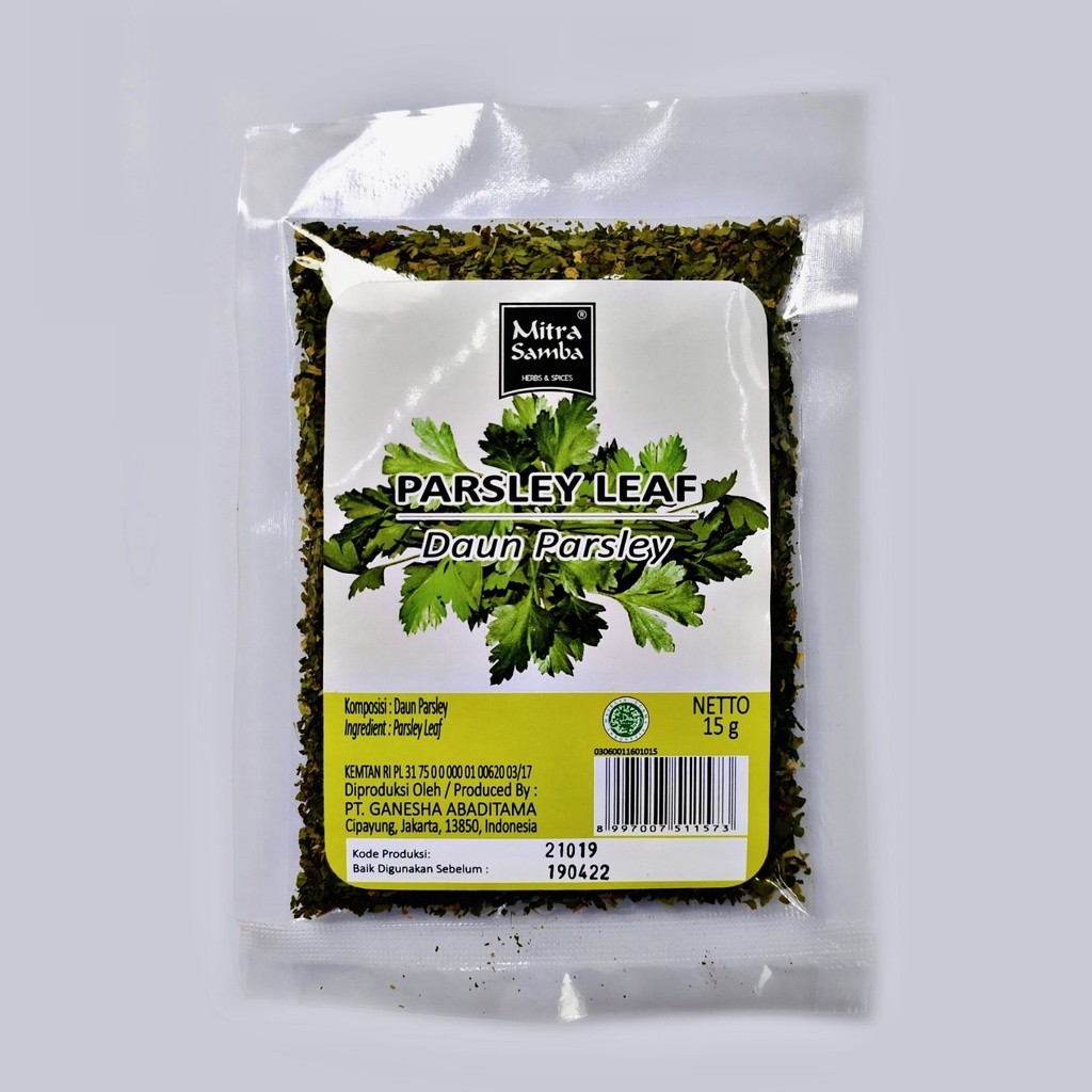 

MITRA SAMBA PARSLEY LEAF REFILL 15 GR 100% ASLI & FRESH