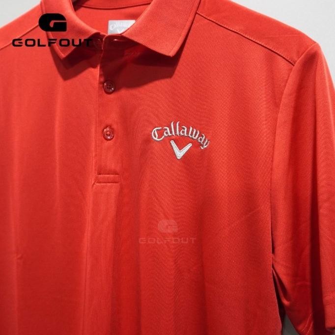 Callaway Golf Tournament Polo Shirt True Red