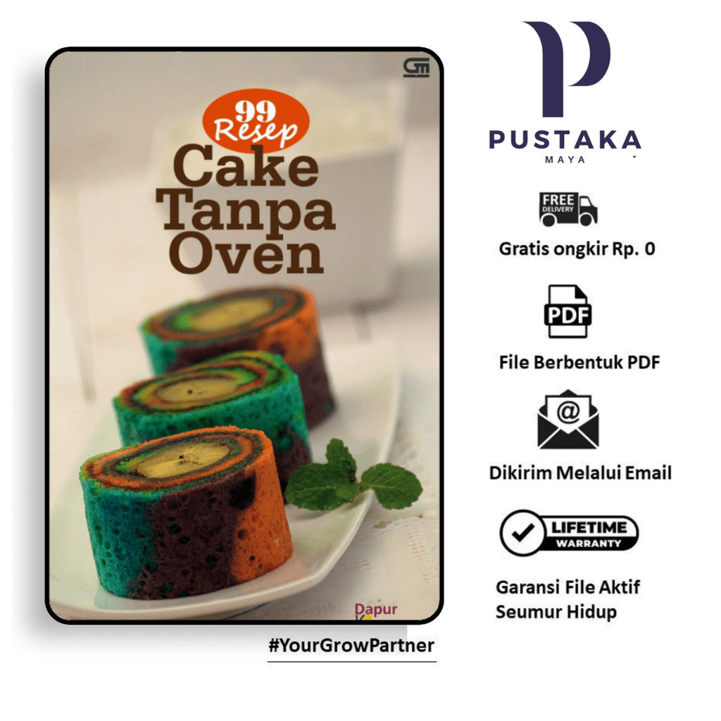 

392. 99 RESEP CAKE TANPA OVEN (DAPUR KIRANA) - [-]