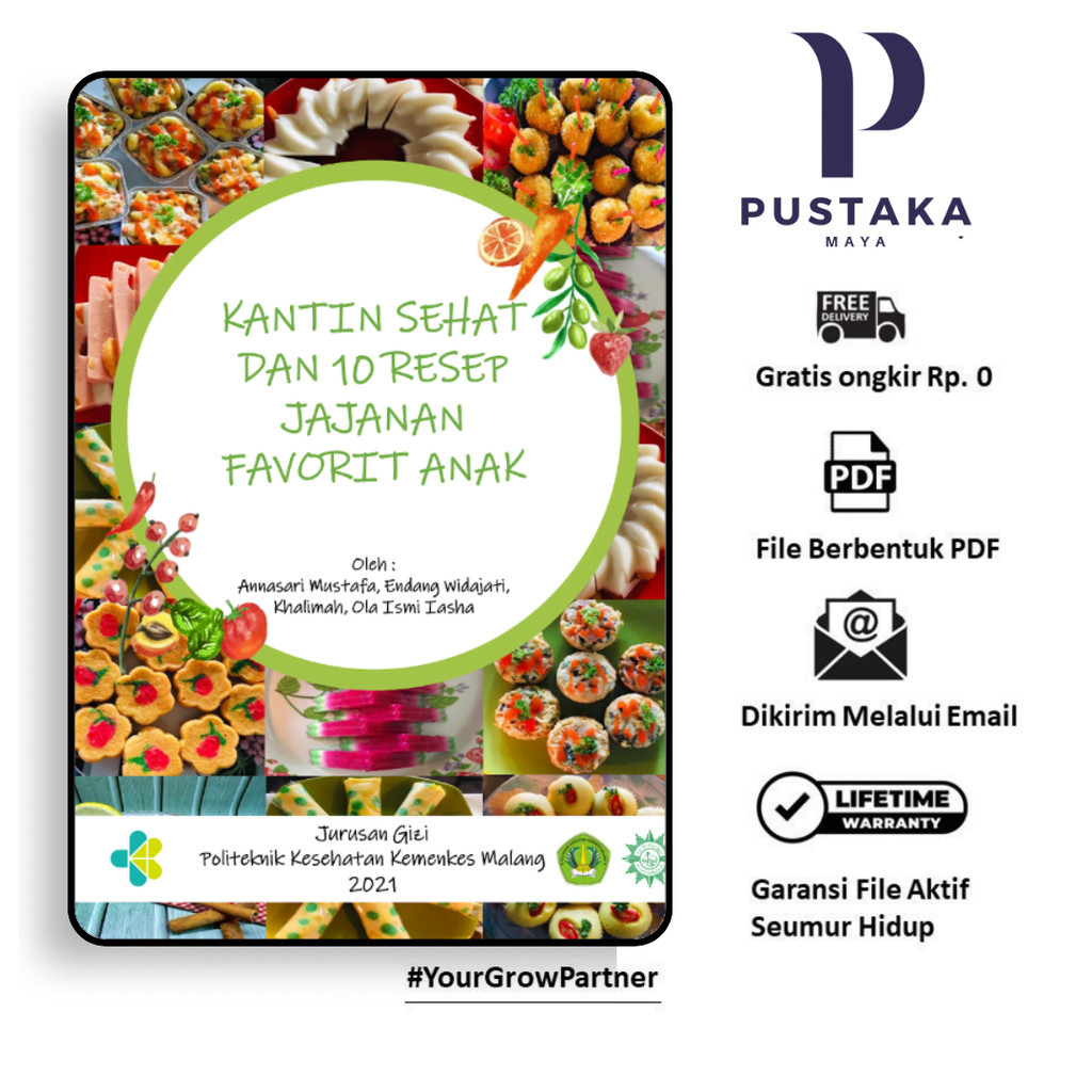 

389. KANTIN SEHAT DAN 10 RESEP JAJANAN FAVORIT ANAK - [-]