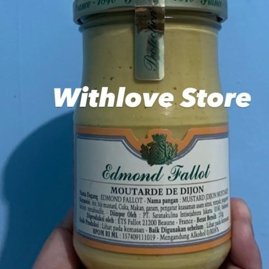 

Edmond Fallot Dijon Mustard 210Gr | Saus | Dressing