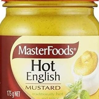 

Masterfoods Hot English Mustard 175Gr | Sauce | Dressing | Saus