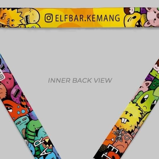 

Lanyard Motif Doodle Rainbow | Kemang Exclusive Merchandise