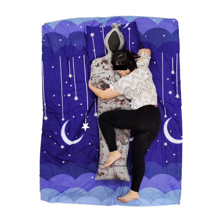 Far Gebyarrrr Banting Hargaaa Boneka Guling Seram Lucu Horor Pocong Plush