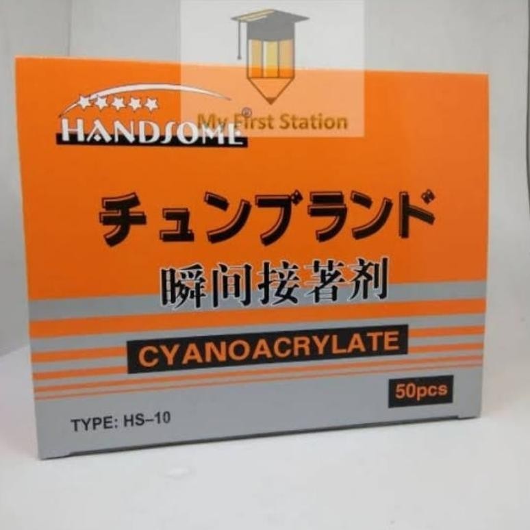 

Lem Korea Handsome 1 Box Isi 50 Pcs PROMO MURAH / Lem Korea Serba Guna Handsome 1 Box isi 50 Pcs PROMO MURAH