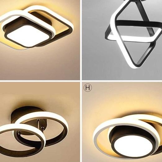 Lampu Plafon Plafond Gantung Hias Led Ern Ceiling Light 3 Warna