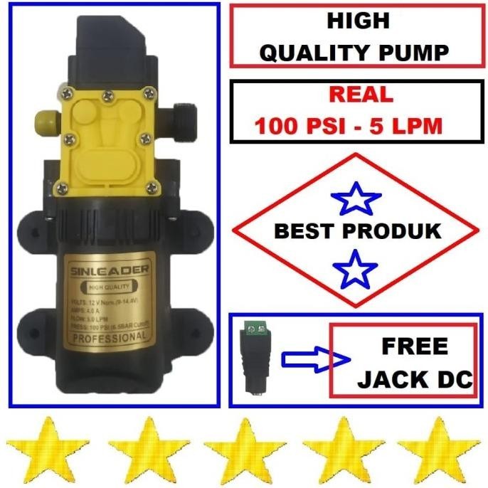 Pompa Dc 12V Single Pump Dc Air Cuci Motor Steam Misting Jet Cleaner