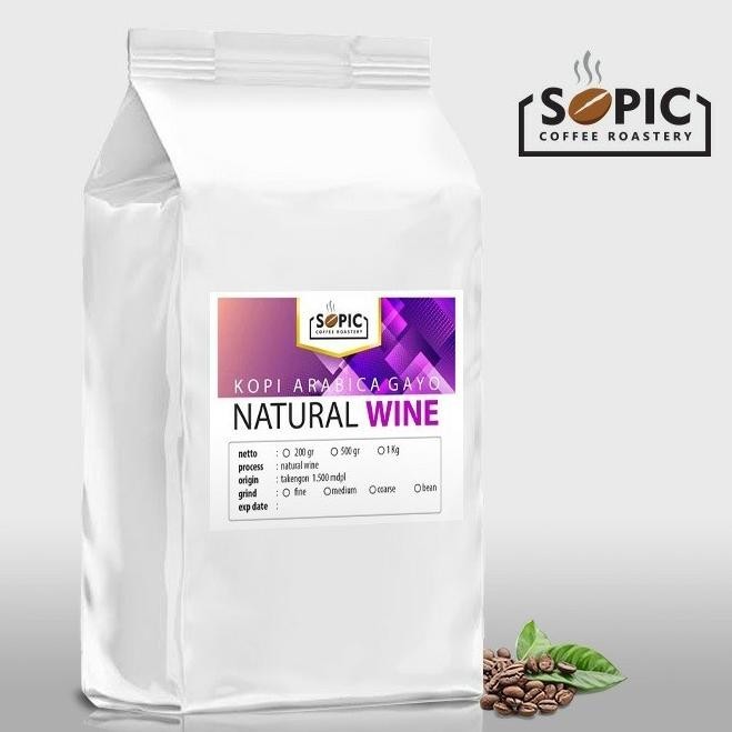 

Kopi Arabica Gayo Natural Wine 500 gr (bubuk/biji) LS