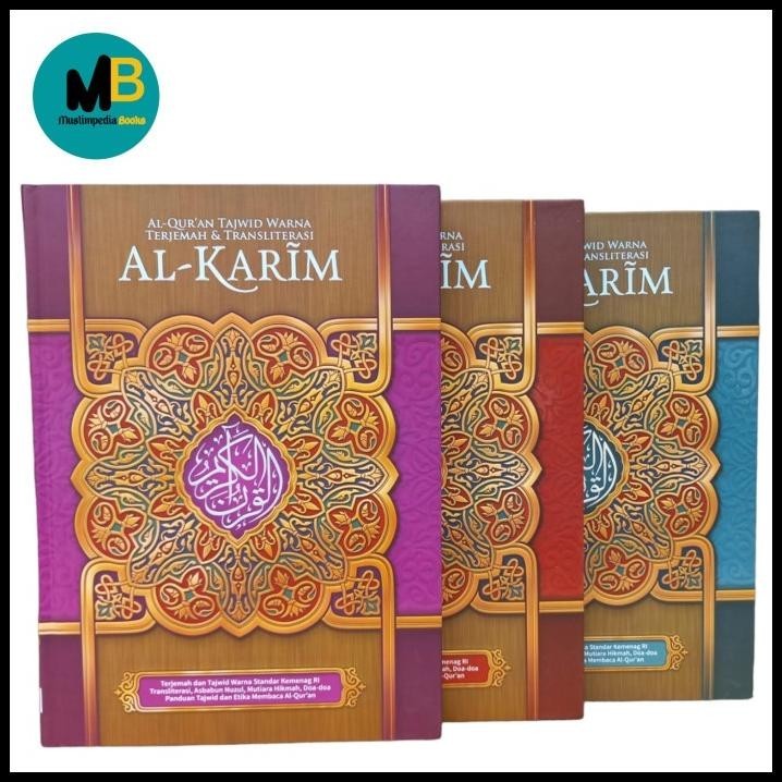 

Alquran Alkarim Ukuran A4, Alquran Tajwid Al-Karim Latin Terjemah