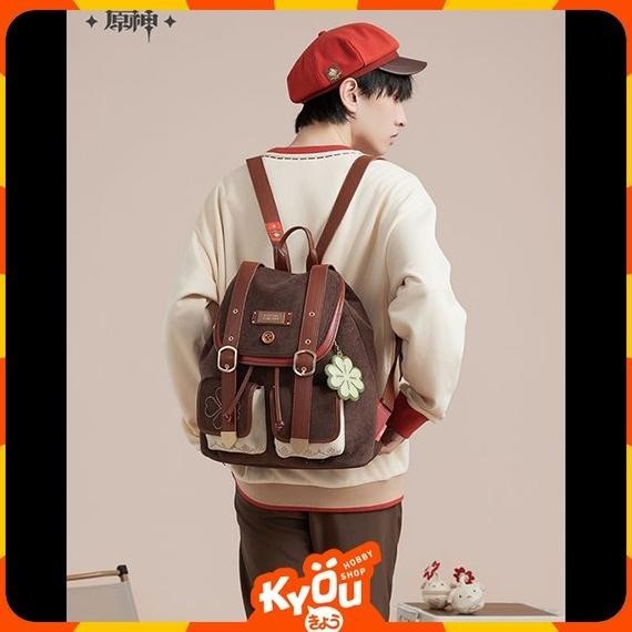 Klee Theme Brown & Beige Backpack - Genshin Impact