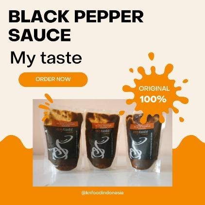 

Saus Lada Hitam - Saus BlackPepper My Taste 1 Dus isi 10 Kg - GO JEK H85S