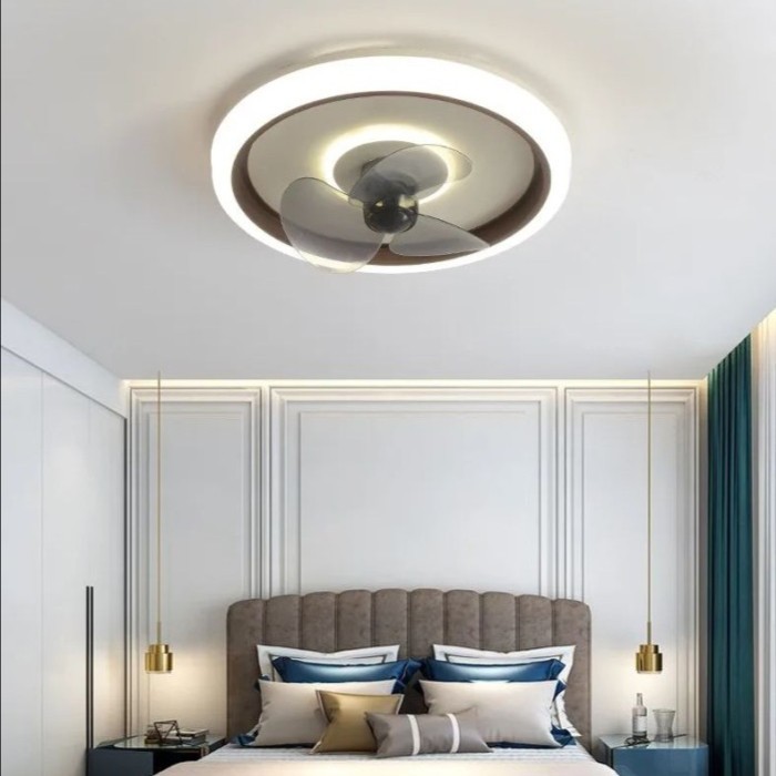 Led Ceiling Fan Lampu Kipas Plafon Rumah Modern Lampu