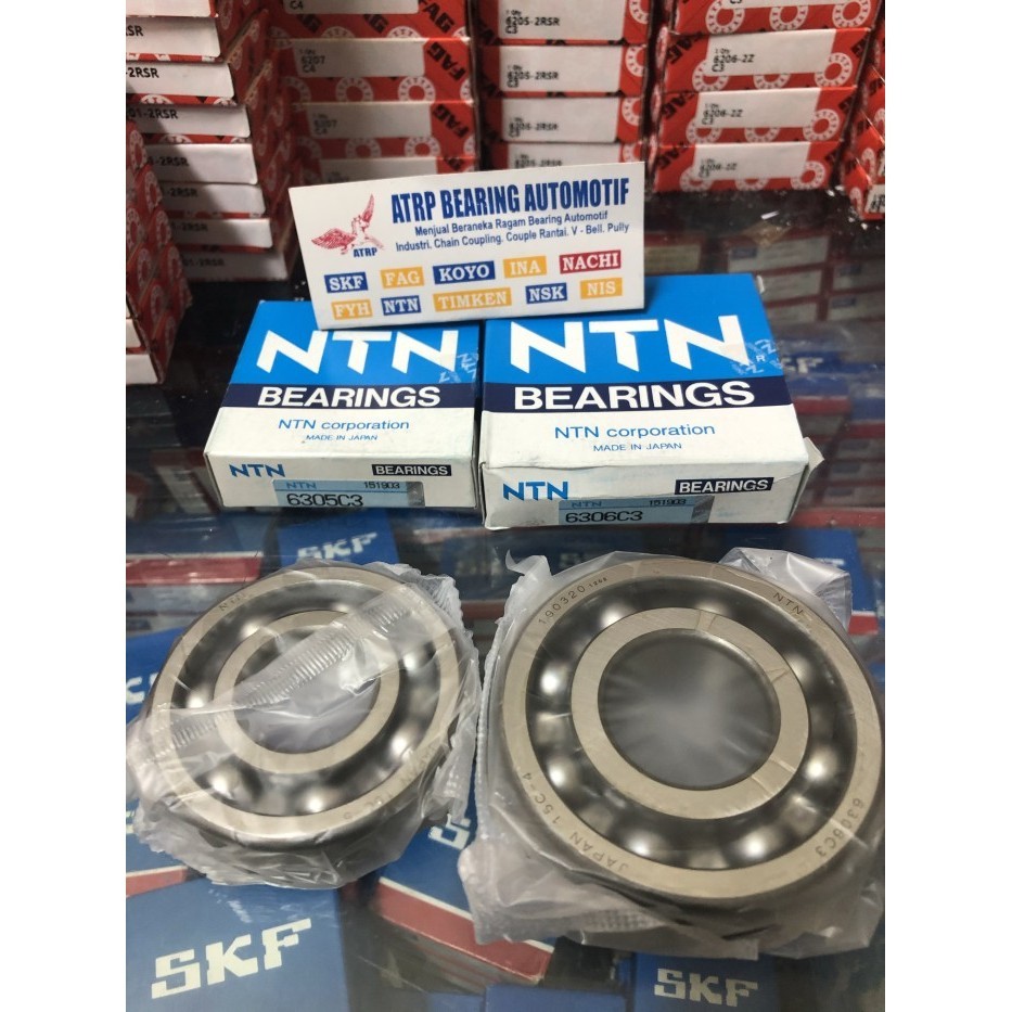 Laher Motor Bearing Kruk As Yamaha Nmax Aerox Lexi 6305 C3 6306 C3 Ntn Japan Ori