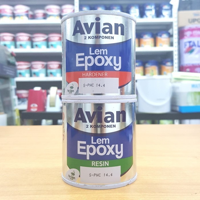 

Lem Epoxy AVIAN 2 Komponen (Resin + Hardener) 340 Gram