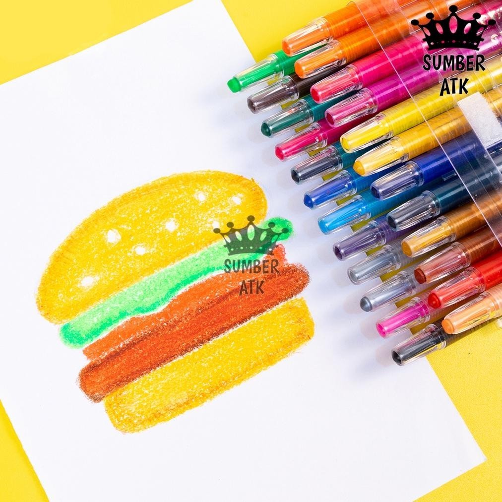 

Crayon Twist Kenko Titi 12 Dan 24 Color Twist Crayon (Pvc Bag) (Lagi Rame)