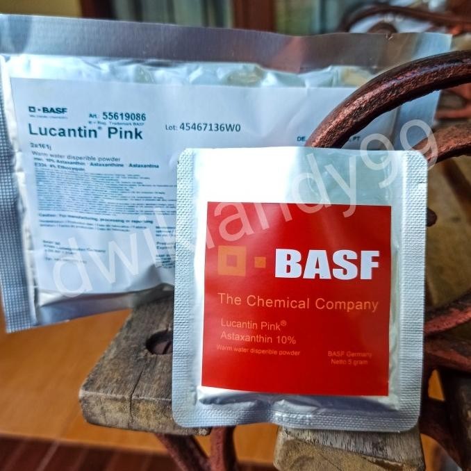 TERBARU Lucantin Pink 10% Original 100% BASF Germany Astaxanthin Carophyl