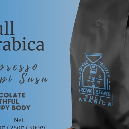 

Full Arabika Gayo Bali Kopi Susu Espresso 500 Gram