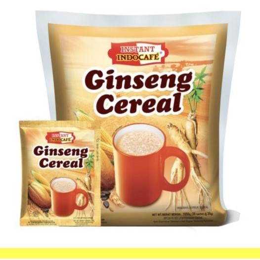 

Indocafe Ginseng Cereal 30 Sachet