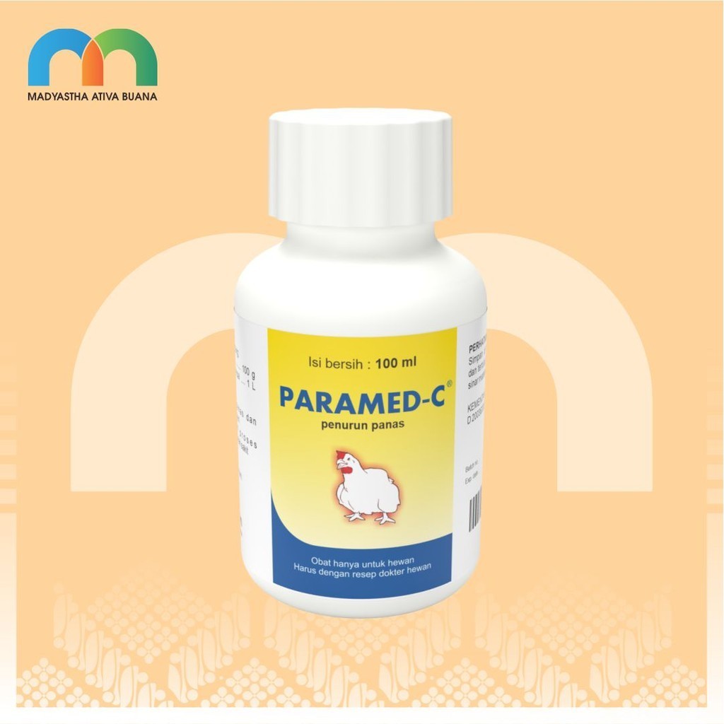 Paramed Cair 100 ml Medion Obat penurun panas Ayam