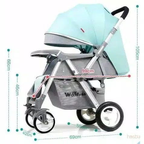 Wonfuss Baby Stroller - Kereta Dorong Bayi Wonfuss - High Quality