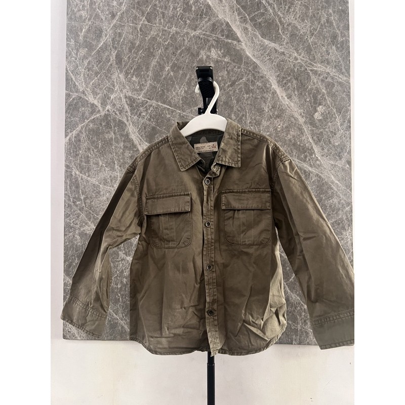 Kemeja Anak laki laki Zara Boys Army