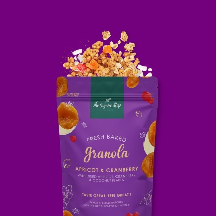 

(BUY 1 GET 1 FREE) TheOrganicStop Granola Sereal Sarapan Sehat @75gram K02