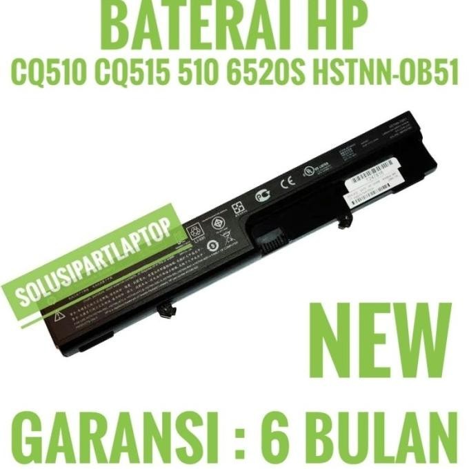Baterai Laptop HP Compaq 510, 515, CQ510, CQ515, HP540