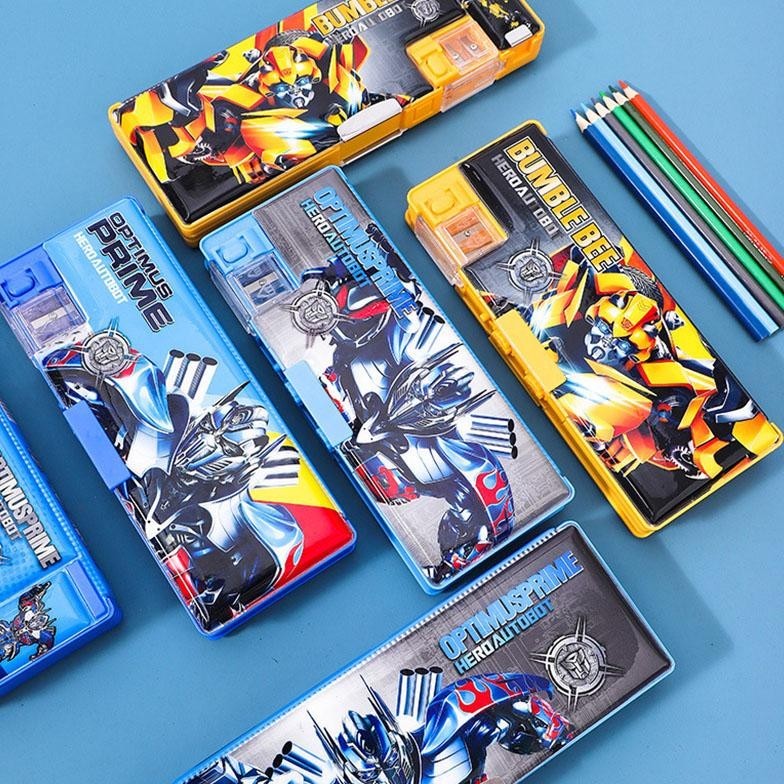 

rt-69 Kotak Pensil Anak Laki Laki Kode Sandi Pencil Case Tempat Pensil Transformer Password Magnet tempat pensil laki laki Termurah