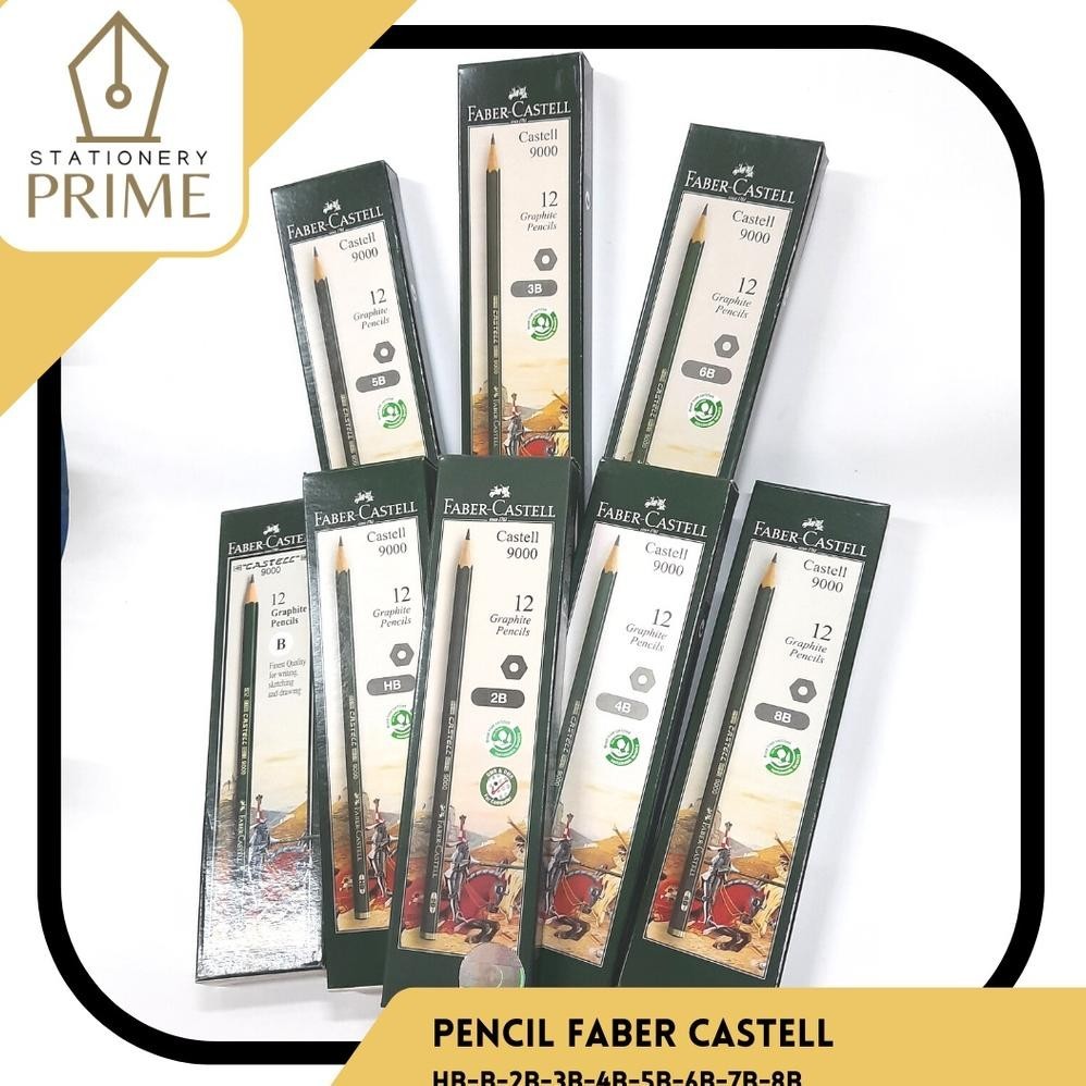 

Cuci Gudang Pensil Faber Castell Hb-B-2B-3B-4B-5B-6B-7B-8B Viral