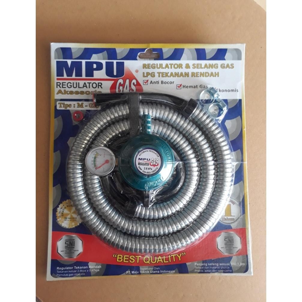 Ori Selang Paket Regulator Gas Meter Mpu Sni High Qualiy