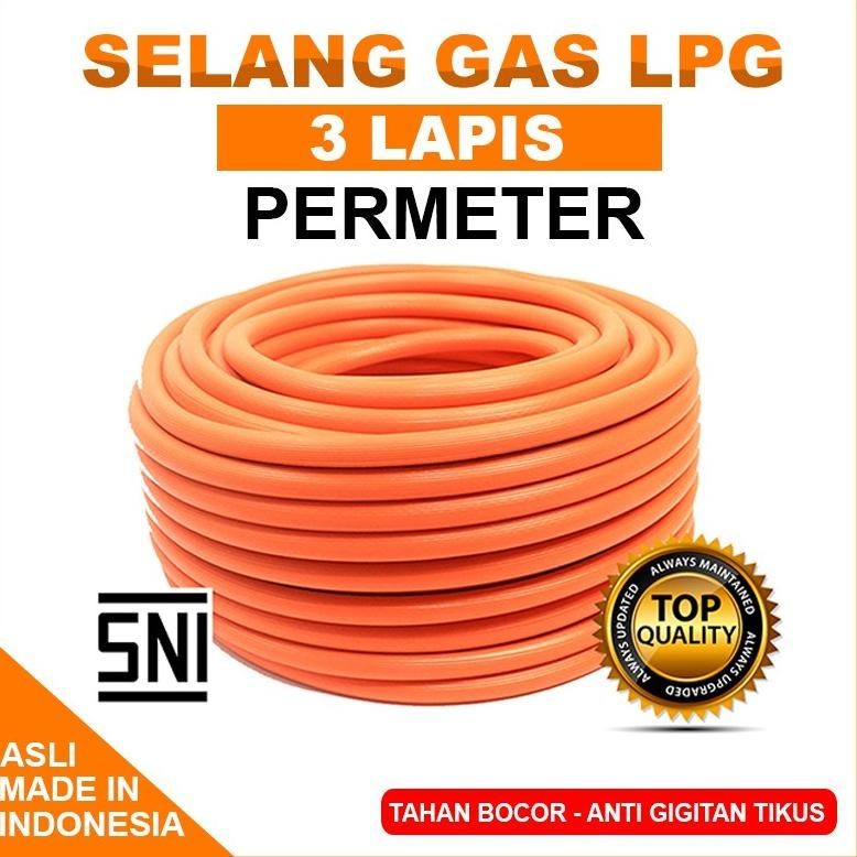 Sale Selang Gas 3 Lapis Orange / Selang Gas Sni / Selang Gas 3 Lapisan / Selang Water Heater / Selan