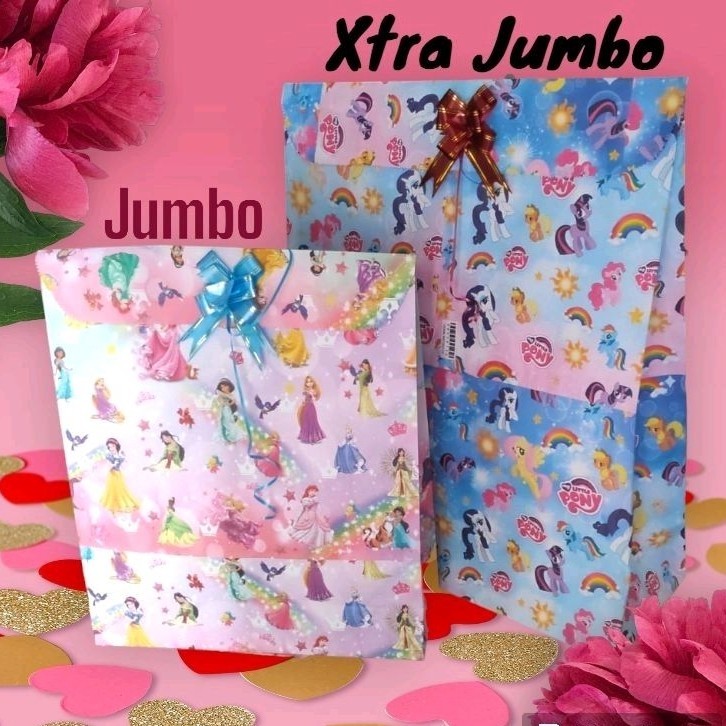 

Kertas Kado Instan Jumbo Bonus Pita Muat Bed Cover / Boneka