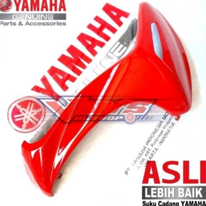 Legshield Sayap Depan Kanan Yamaha Grand Filano Merah Original