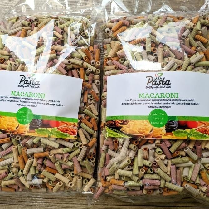 

Rainbow Macaroni Gluten Free Pasta @1Kg - LULAPASTA E88A