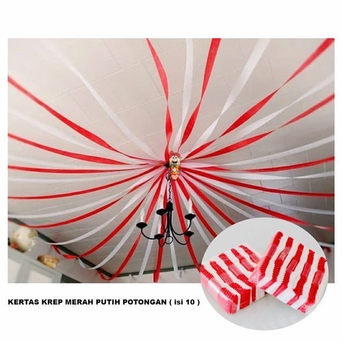 

*****] Kertas Krep Tissue Potong Merah Putih Dekorasi Pesta