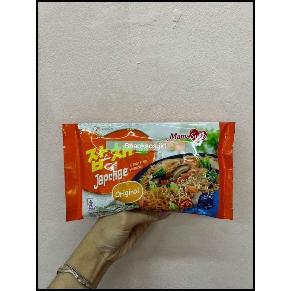 

Mamasuka Korean Fried Vermicelli Japchae Original / Spicy- Sohun Korea