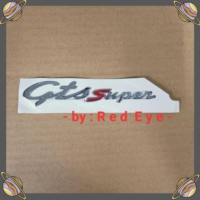 

[RED] STICKER " GTS SUPER