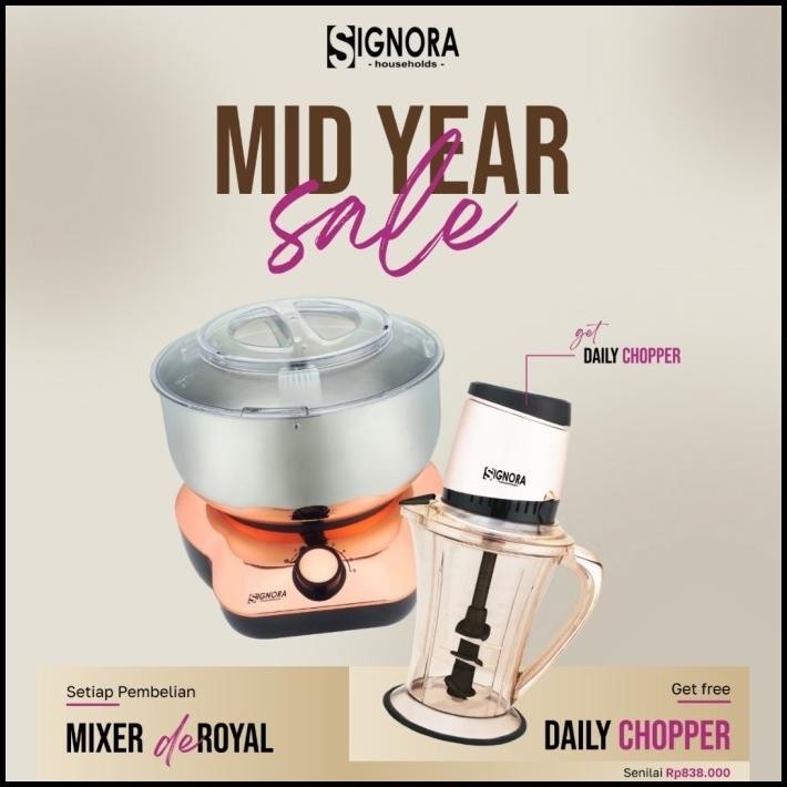 Mixer Signora De Royal Mixer Kue Roti Donat Bakpao Mixer Signora