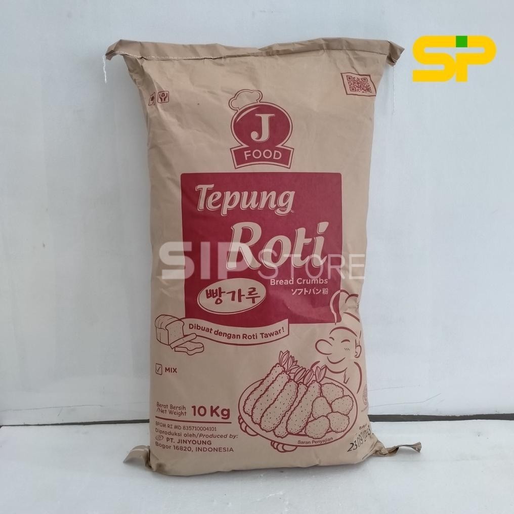 

(DISKON) JFOOD Tepung Roti / Tepung Panir / Bread Crumbs (MIX) 10kg