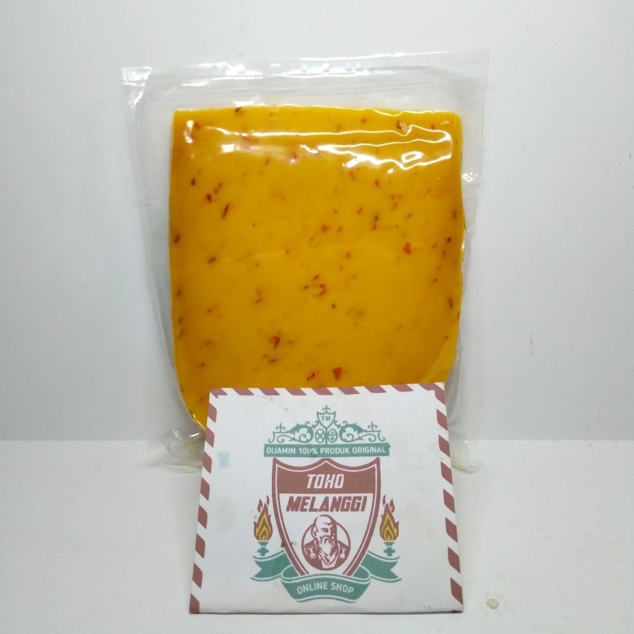 

Cheese Gouda Chili Import Belanda 250gr | Keju Gauda Chilli Holland