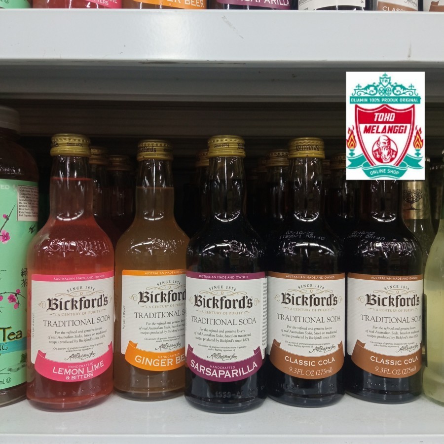 

Bickford's Traditional Soda 275 ml | Bickfords All Varian - Sarsaparilla