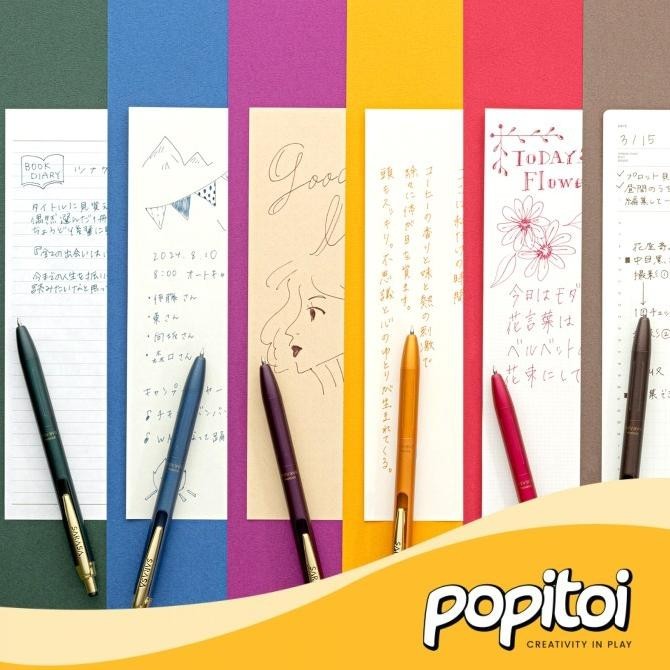 

Zebra Sarasa Grand Vintage 0.5 mm Retro Color Gel Pen Pulpen Bolpoin TA