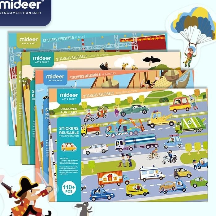 

Deer Reusable Stier Humanities - Buku Stiker - Mainan Edukasi Anak Md1017 L