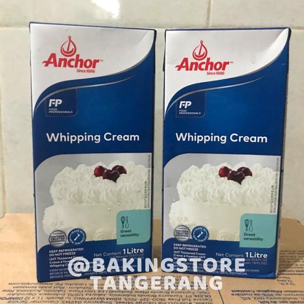 

(DISKON) Whipping cream anchor 1 liter