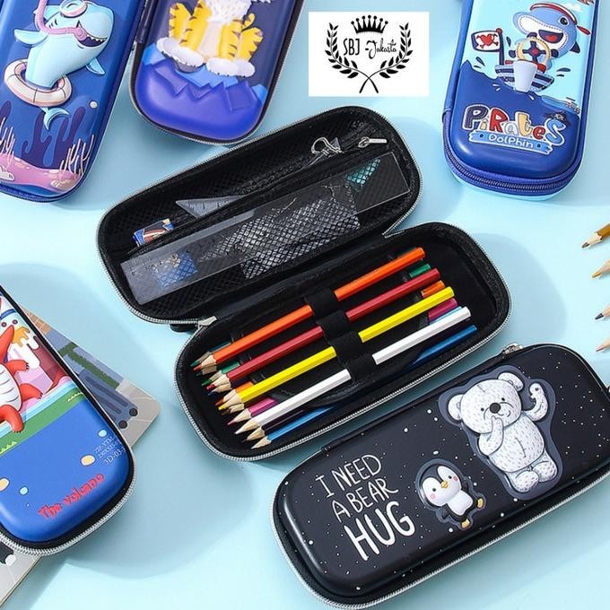 

Tempat pensil Kotak pensil smiggle Lookalike 3D Hardcase Waterproof